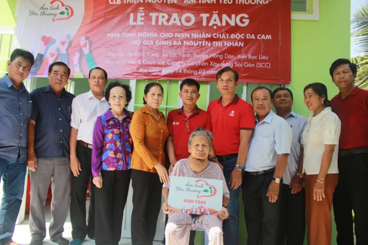 Hội tỉnh Bạc Liêu: Tổ chức bàn giao nhà cho nạn nhân chất độc da cam