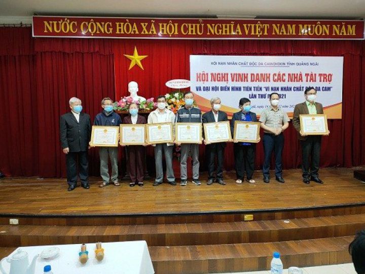 Quảng Ngãi vinh danh các điển hình tiên tiến “Vì nạn nhân chất độc da cam”
