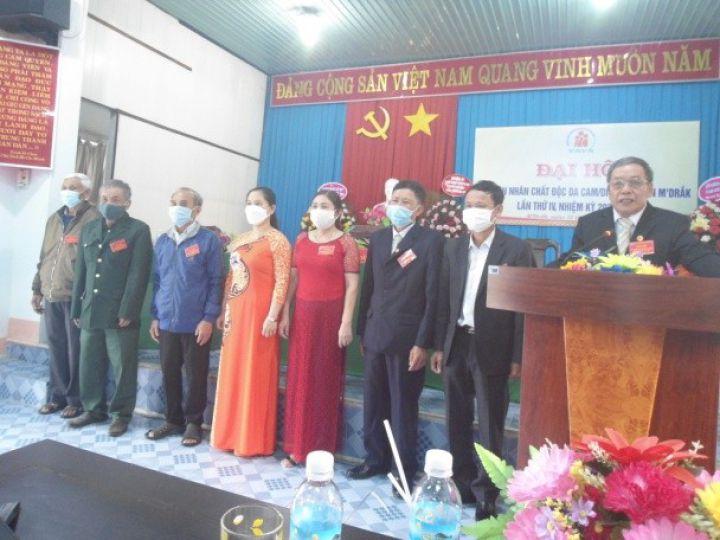 Đại hội đại biểu Hội Nạn nhân chất độc da cam/dioxin huyện M'Drắk lần thứ IV, nhiệm kỳ 2021-2026