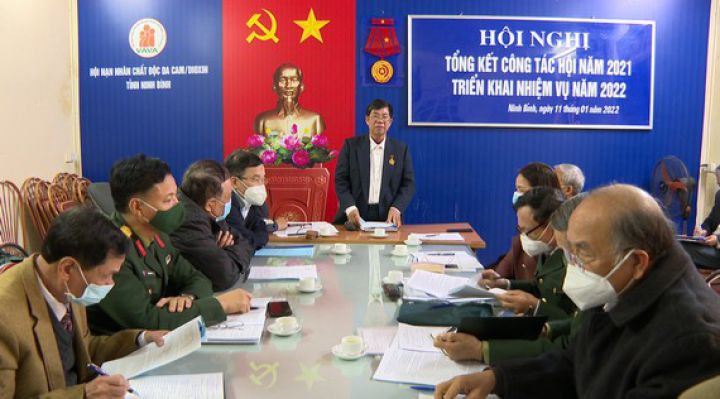 Hội Nạn nhân chất độc da cam/dioxin tỉnh Ninh Bình triển khai nhiệm vụ năm 2022