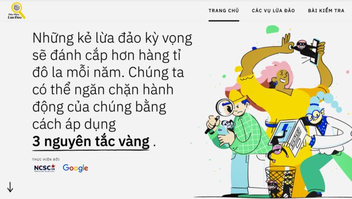 Ra mắt website giúp nâng cao nhận thức về lừa đảo trực tuyến