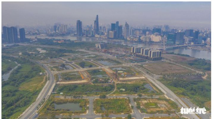 Chậm một ngày, 2 công ty trúng đấu giá đất ở Thủ Thiêm bị tính tiền phạt 2,3 tỉ đồng