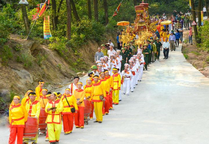 Độc đáo Lễ giỗ Quốc tổ Hùng Vương trên đất Ngàn Hống