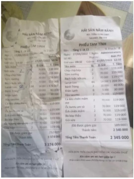 Vụ khách ăn hải sản 2 triệu, tính tiền 3 triệu: Nhà hàng nổi tiếng Đà Nẵng bị phạt 25 triệu đồng