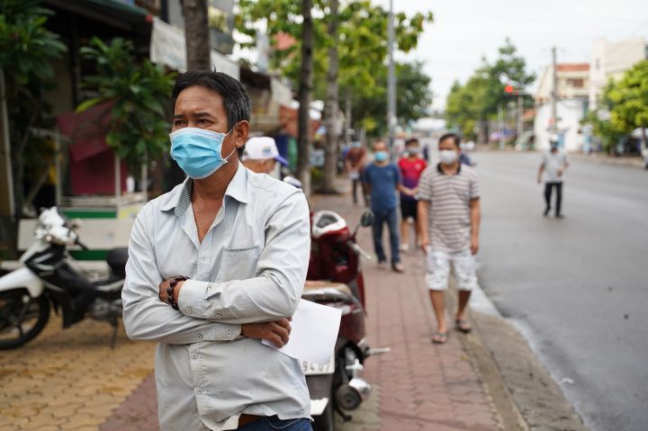 Thành phố Phan thiết đồng loạt xét nghiệm sàng lọc F0 trong cộng đồng