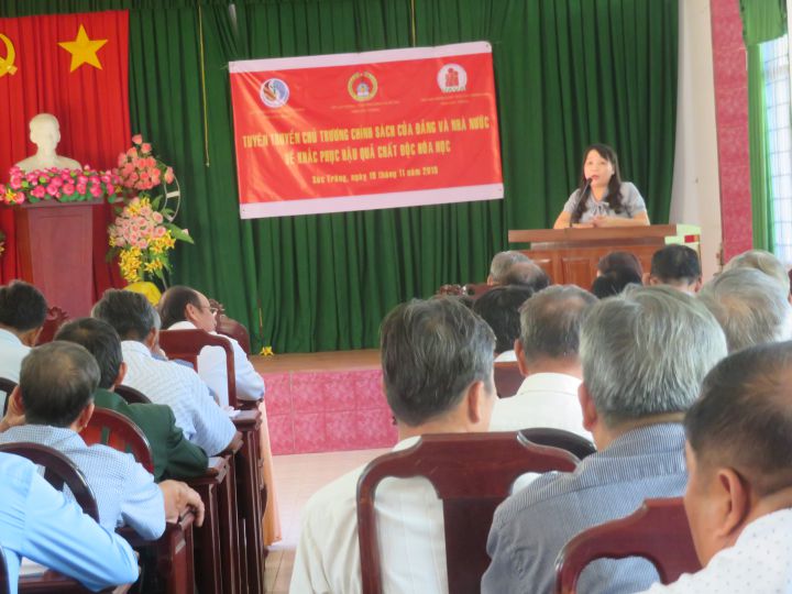 Hội NNCĐDC/dioxin tỉnh Sóc Trăng: tổ chức tập huấn cho cán bộ hội các cấp