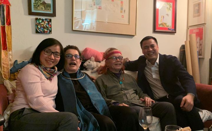 Đại sứ Đặng Hoàng Giang thăm nhà hoạt động phong trào cánh tả hàng đầu tại Mỹ