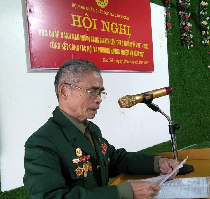 Người thương binh nhiệt tình công tác Hội