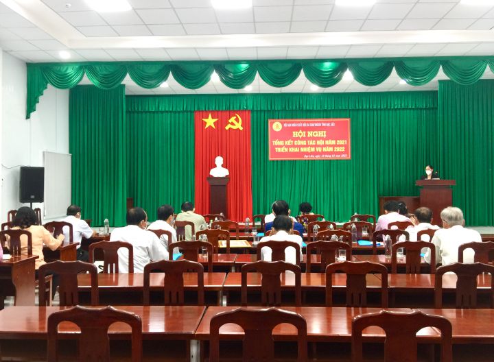 Bạc Liêu: Tổng kết hoạt động năm 2021, triển khai nhiêm vụ năm 2022