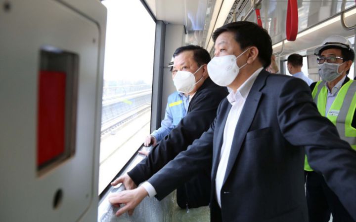 Tháng 10/2022, hoàn thành đoạn trên cao tuyến đường sắt đô thị Nhổn-ga Hà Nội