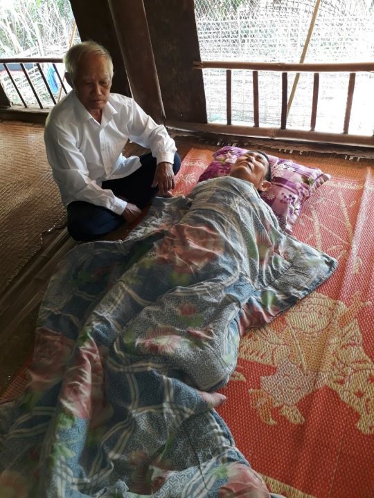 Nhà của Cựu chiến binh, NNCĐDC Hoàng Thanh Căn nguy cơ bị đổ!