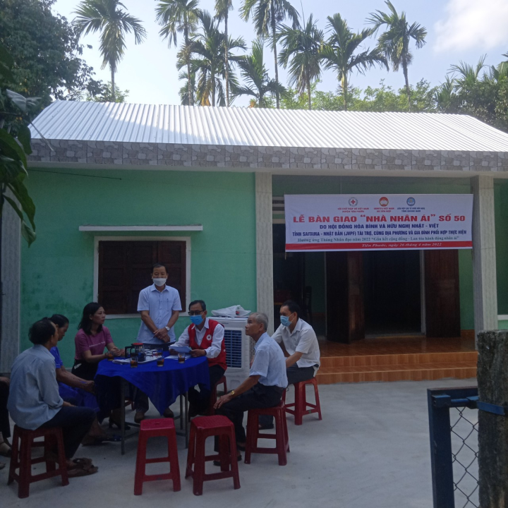 Hội huyện Tiên Phước  trao nhà “Nhân Ái” cho nạn nhân chất độc da cam