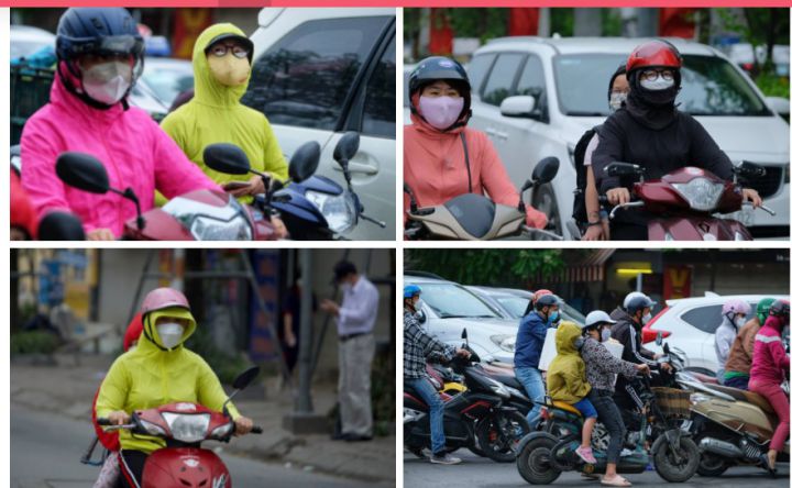 Hà Nội đón không khí lạnh hiếm gặp, sáng tháng 5 ra đường cứ ngỡ... Đông về