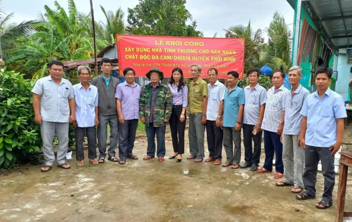 Cà Mau: Khởi công xây dựng nhà tình thương cho nạn nhân chất độc da cam