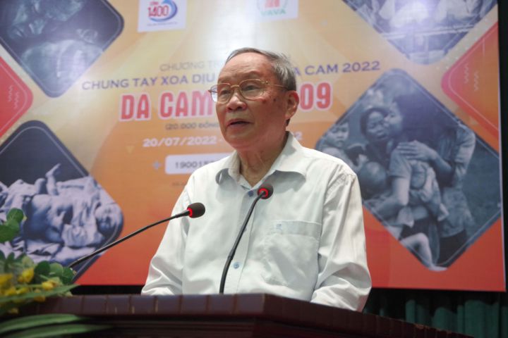 Phát động Chương trình nhắn tin từ thiện  “Chung tay xoa dịu nỗi đau da cam” năm 2022