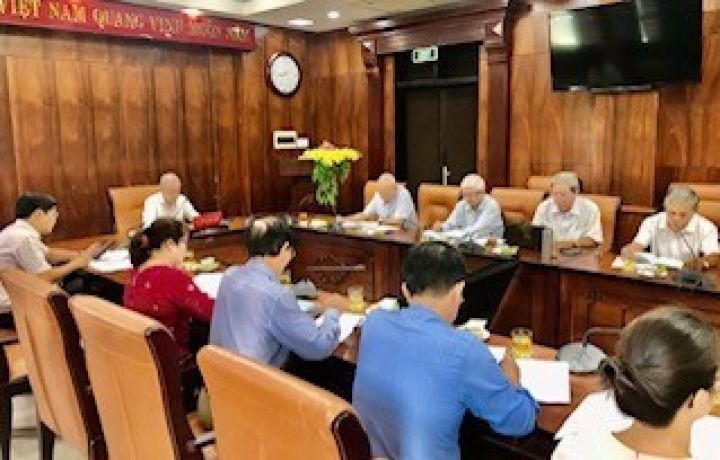 Đồng chí Phó Bí thư Thường trực Tỉnh ủy Thừa Thiên Huế làm việc với lãnh đạo Hội NNCĐDC/dioxin các cấp trong tỉnh