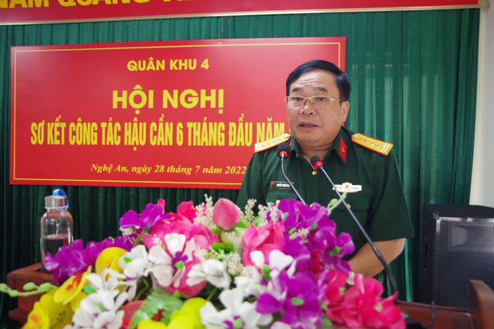 Quân khu 4: Triển khai tổ chức thực hiện thắng lợi nhiệm vụ mục tiêu, chỉ tiêu công tác Hậu cần 6 tháng đầu năm 2022