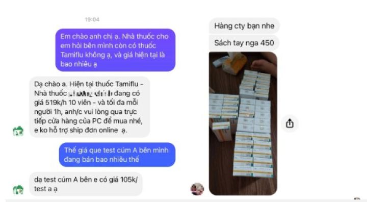Hà Nội: Thuốc Tamiflu 