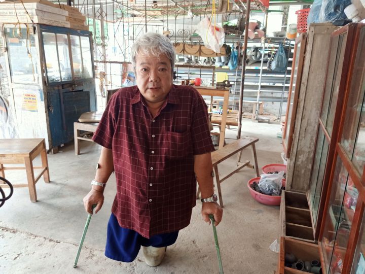 Nghị lực phi thường của thương binh Đào Viết Thuyết ở Nghệ An