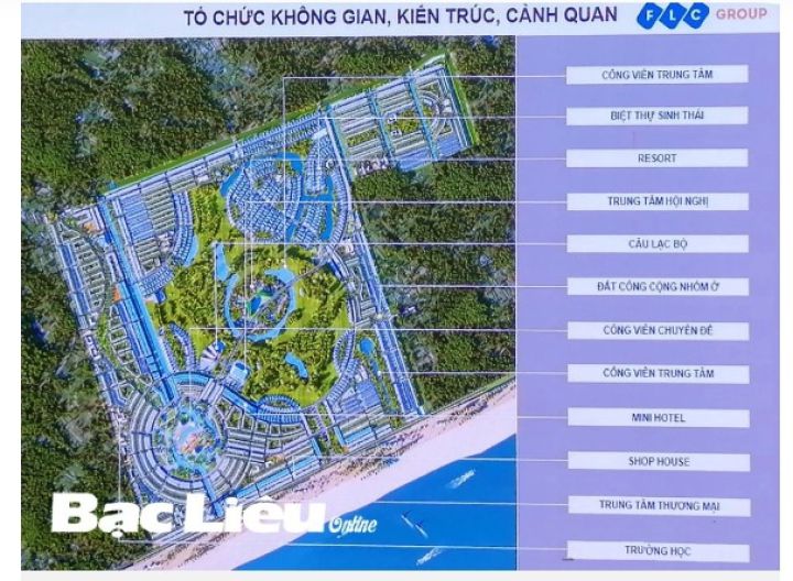 Trả sạch nợ cho Sacombank nhưng FLC lại xuất hiện khoản phải trả hơn 2.200 tỷ với BEDA T&C tại dự án Bạc Liêu