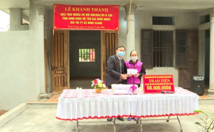 Ninh Bình chung tay xoa dịu nỗi đau da cam