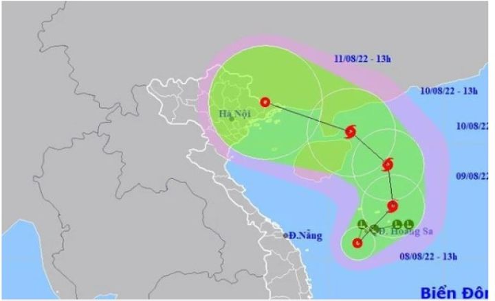 Áp thấp nhiệt đới có hướng di chuyển kỳ dị, phức tạp