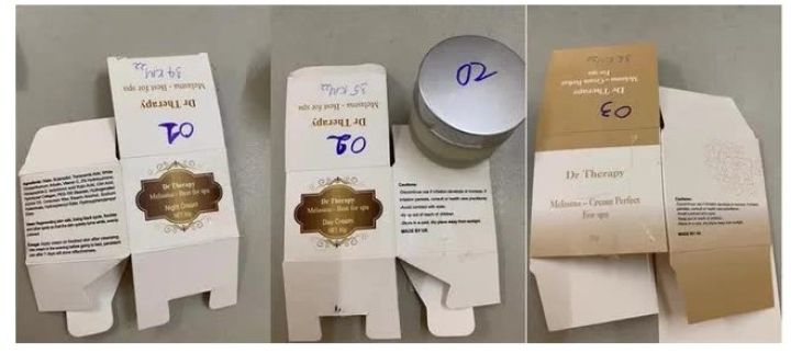 Bộ Công Thương cảnh báo 3 sản phẩm mỹ phẩm chứa chất cấm