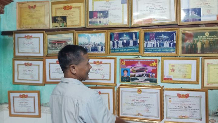 Nạn nhân chất độc da cam - Người Bí thư Chi bộ vùng công giáo gương mẫu