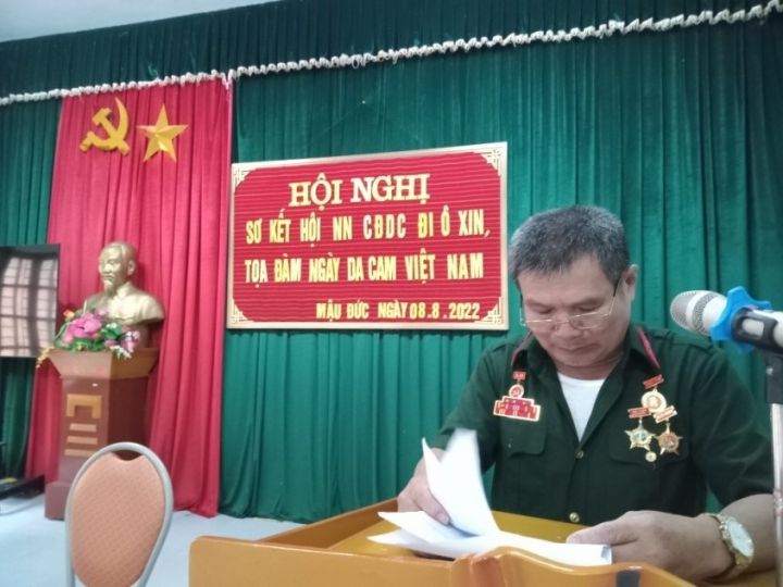 Mậu Đức: Sơ kết 6 tháng đầu năm và kỷ niệm 61 năm Thảm họa da cam ở Việt Nam (10/8/1961 - 10/8/2022)