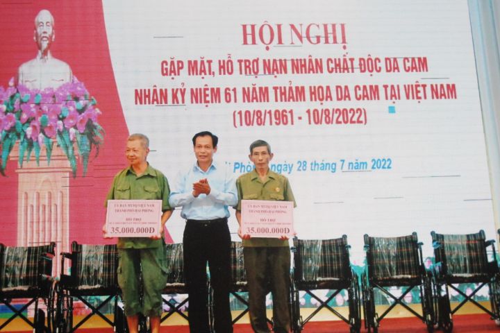 Hải Phòng: Hỗ trợ tiền làm nhà cho nạn nhân chất độc da cam