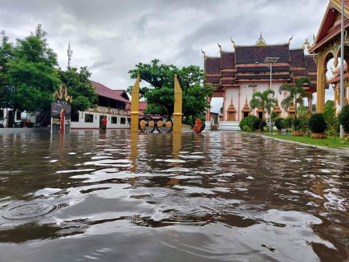 Lào: Mưa lớn làm nhiều tỉnh thành trong cả nước bị ảnh hưởng nặng nề