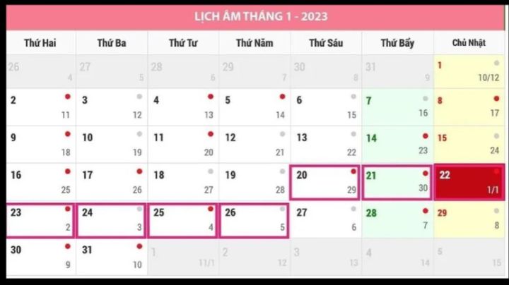 Bộ Nội vụ thống nhất phương án nghỉ Tết Nguyên đán 7 ngày