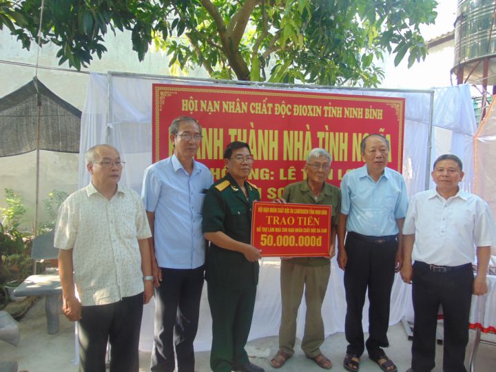 Hội tỉnh Ninh Bình khánh thành nhà tình nghĩa cho nạn nhân chất độc da cam