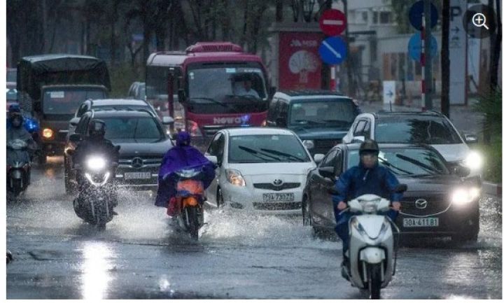 Từ ngày 3/10, mưa dông ở Bắc Bộ và Bắc Trung Bộ giảm dần