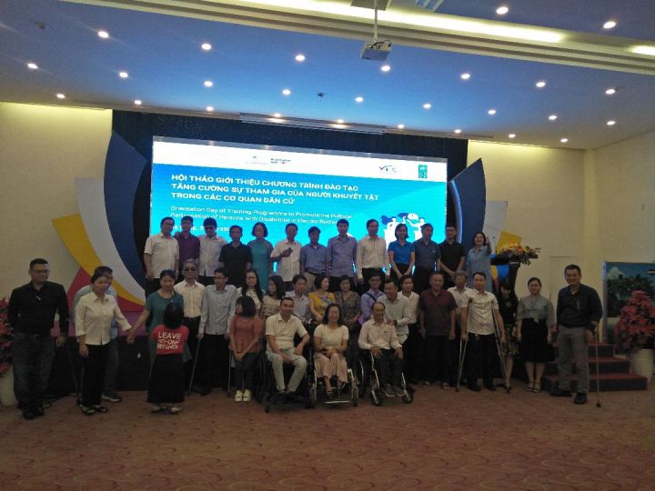 Hội thảo định hướng cho người khuyết tật trong các cơ quan dân cử