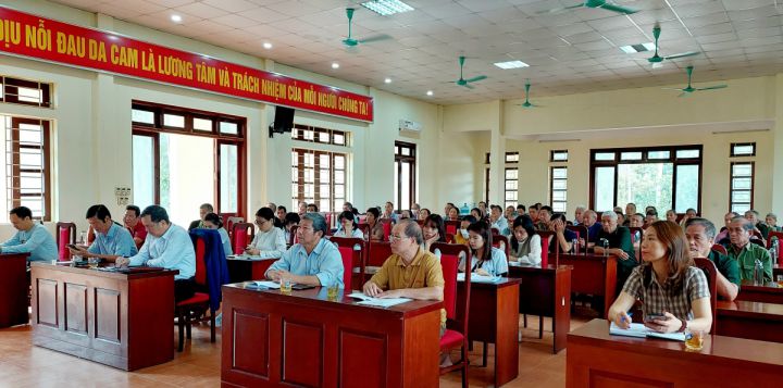 Tập huấn trực tuyến về xông hơi tẩy độc cho nạn nhân chất độc da cam