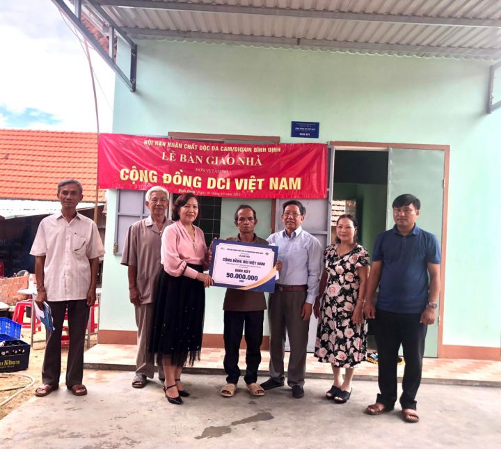 Hội tỉnh Bình Định: Bàn giao Nhà tình thương cho NNCĐDC