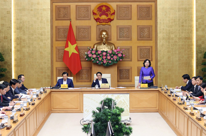 Thủ tướng Chính phủ Phạm Minh Chính gặp mặt chủ tịch, tổng giám đốc