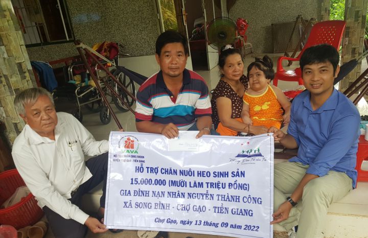 Hội huyện Chợ Gạo: Kiện toàn Hội cơ sở, tích cực chăm lo cho nạn nhân chất độc da cam