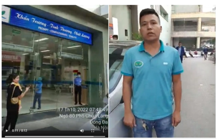 CSGT kịp thời mở đường đưa cháu bé đi cấp cứu trên đường vành đai 3