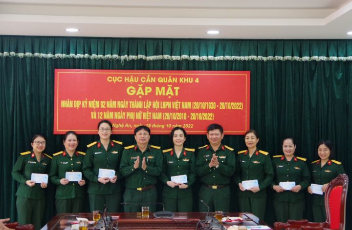 Quân khu 4: Nhiều hoạt động kỷ niệm 92 năm ngày thành lập Hội LHPN Việt Nam 20/10