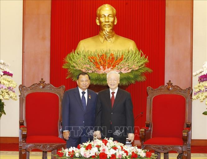 Tổng Bí thư Nguyễn Phú Trọng tiếp Chủ tịch Thượng viện