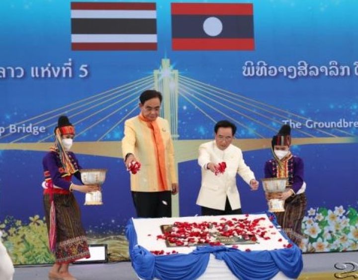 Lào xây dựng thêm chiếc cầu thứ 5 qua sông Mekong nối với Thái Lan