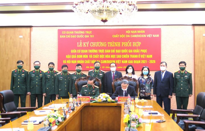 Quân đội tiếp tục thực hiện tốt công tác  khắc phục hậu quả chất độc hóa học/dioxin sau chiến tranh ở Việt Nam
