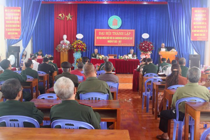 Đại hội thành lập Hội Nạn nhân chất độc da cam/dioxin  huyện Bát Xát, nhiệm kỳ 2022 - 2027