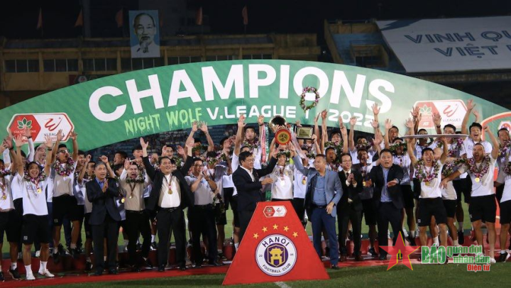 Hà Nội FC vô địch V-League 2022