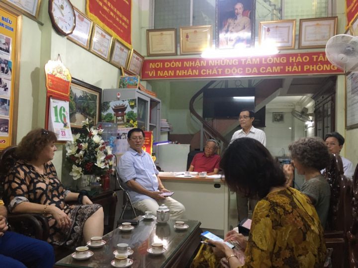 Tổ chức Hoa Trắng Cộng hòa Pháp thăm và làm việc với Thành hội Hải Phòng