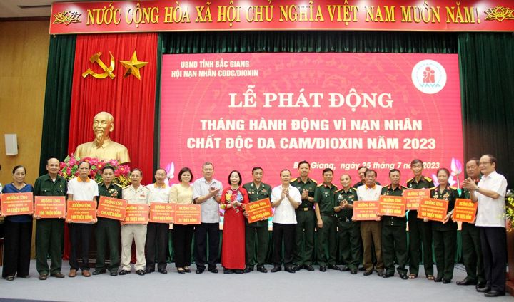 Tỉnh Bắc Giang phát động Tháng hành động vì nạn nhân chất độc da cam, năm 2023
