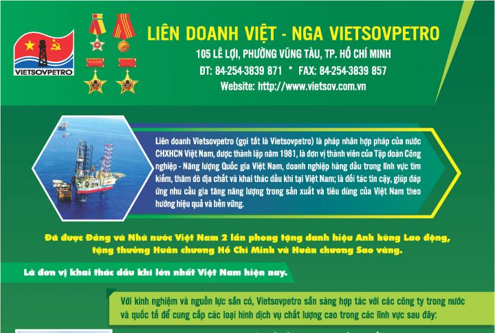 Liên doanh Việt – Nga Vietsovpetro