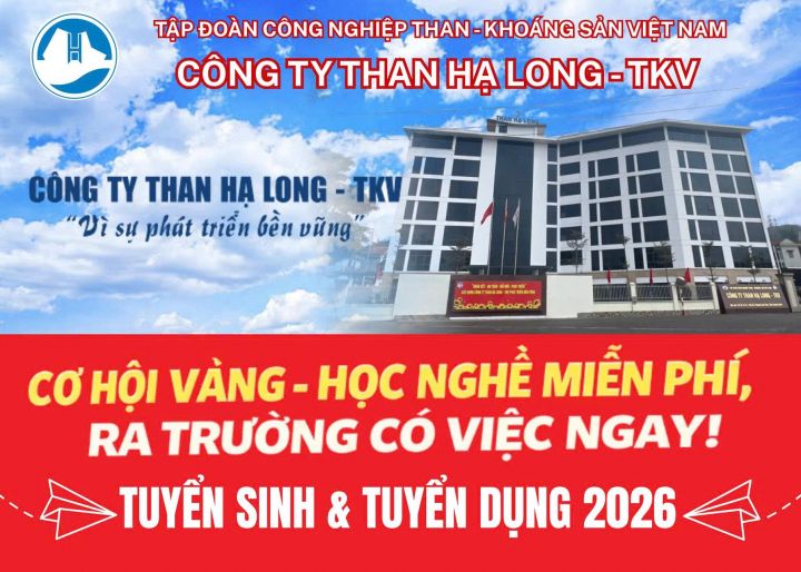 Công ty Than Hạ Long – TKV tuyển sinh và tuyển dụng 2026